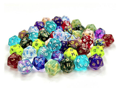 Chessex Dice: Loose D20 10mm Mini (assorted)